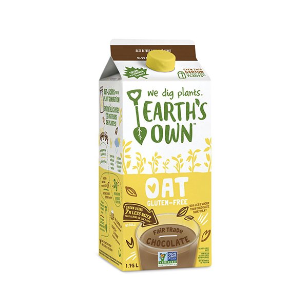 Earth's Own Oat Chocolate Gluten Free 1.75L Earth's Own Oat Chocolate Gluten Free 1.75L