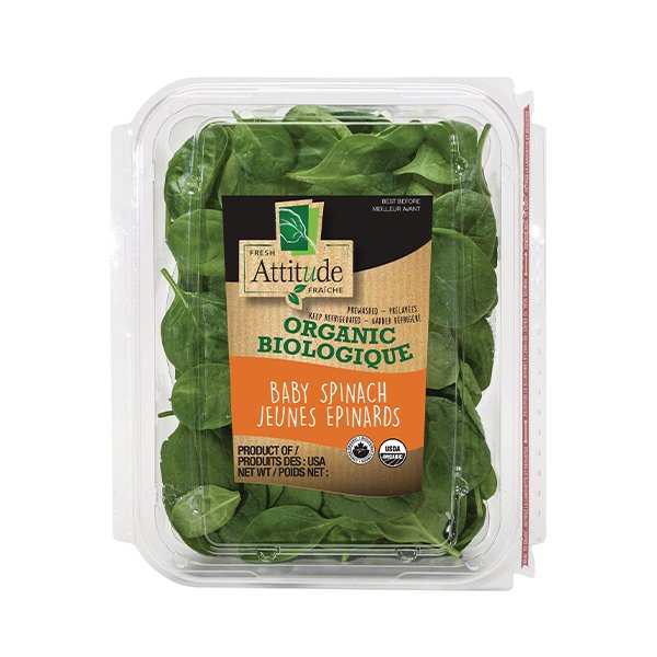Fresh Attitude Organic Baby Spinach Fresh Attitude Organic Baby Spinach